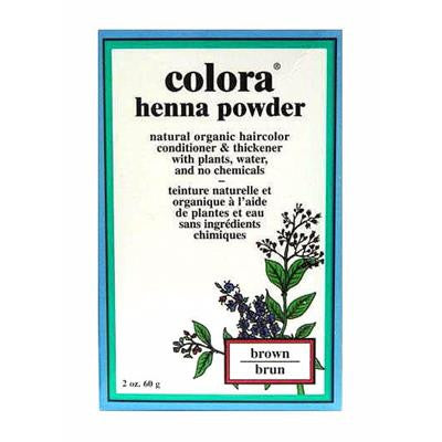 天然有機植物染髮劑粉末-咖啡色 Colora Henna Powder - Brown