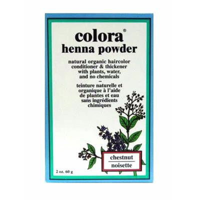 天然有機植物染髮劑粉末- 栗色 Colora Henna Powder- Chestnut