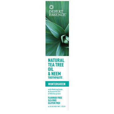 Desert Essence Natural Tea Tree Oil & Neem Toothpaste 176g