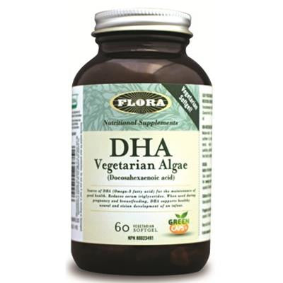 Flora DHA Vegetarian Algae 250 mg 60 VCapsules