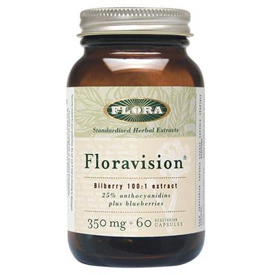越橘+藍莓-視力素食膠囊 60粒 Flora Floravision 60 VCaps