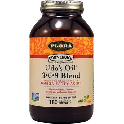 Udo's Oil 3-6-9 Blend 1000 mg 180 V-Softgels