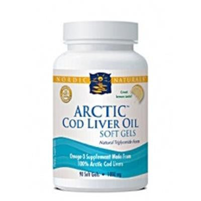 Nordic Naturals Arctic Cod Liver Oil™ Lemon Flavour 90 Softgels