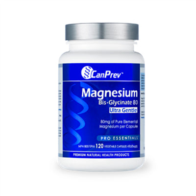 Canprev Magnesium Bis-GLycinate 80 Ultra Gentle 120 VCapsules