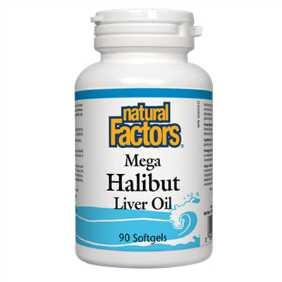 比目魚魚肝油 90粒軟膠囊 Natural Factors Mega Halibut Liver Oil 90 Softgels