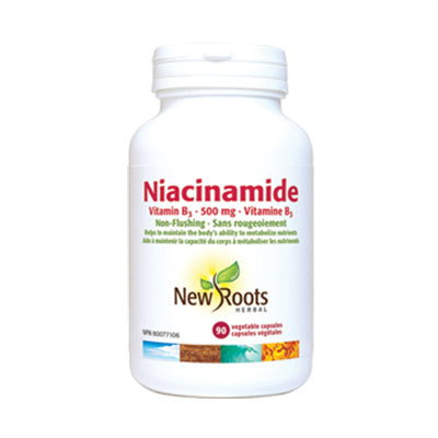 New Roots Niacinamide 500mg 90 Capsules