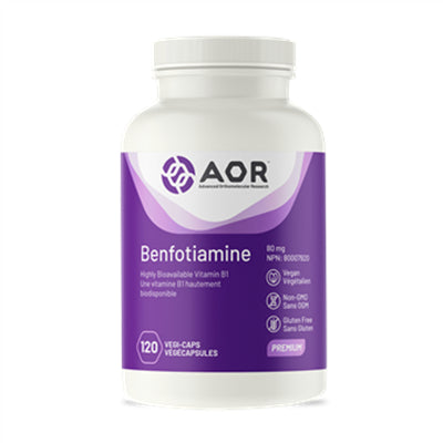 AOR Benfotiamine 80 mg 120 Veg-Capsules