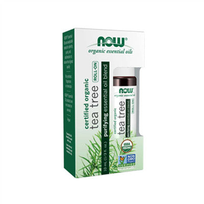 Now Organic Tea Tree Roll On 10ml