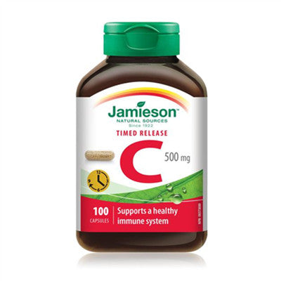 Jamieson Vitamin C 500mg TR 100 Capsules