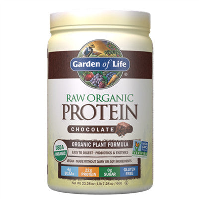 Garden of Life Raw Organic Plant Protein Chocolate 664g