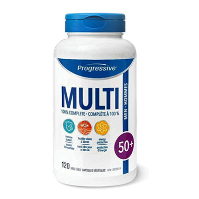 Progressive MultiVitamin for Men 50+, 120 VCapsules