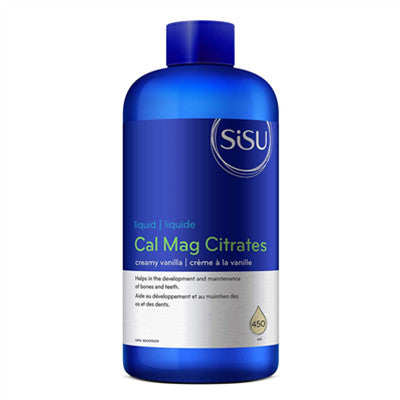 Sisu Calcium & Magnesium Citrates Liquid with D3, Vanilla 450ml