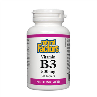 Natural Factors Vitamin B3 500mg 90 Tablets