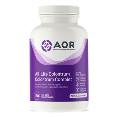 AOR All Life Colostrum 120 Capsules – 12 Baskets Nutrition & Health Co.