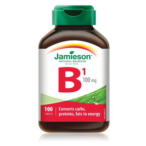Jamieson Vitamin B1 100mg (Thiamine) 100 Tablets