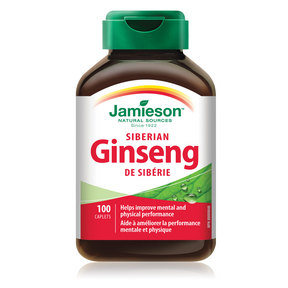 Jamieson Siberian Ginseng 650 mg 100 Caplets