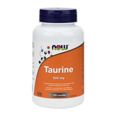 Now Taurine 500 mg 100 Capsules