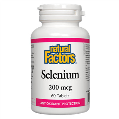 硒錠劑 200微克 60锭 Natural Factors Selenium 200mcg 60 Tablets