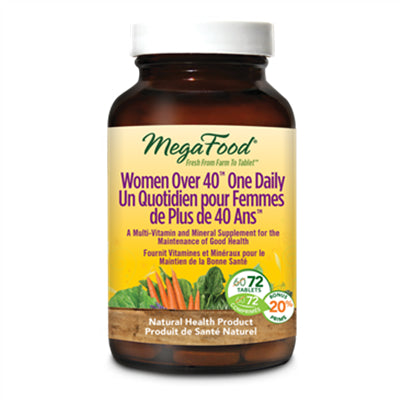 MegaFood Women Over 40 One Daily 72 Tablets