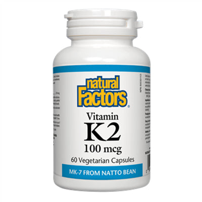 Natural Factors Vitamin K2 100 mcg 60 VCapsules