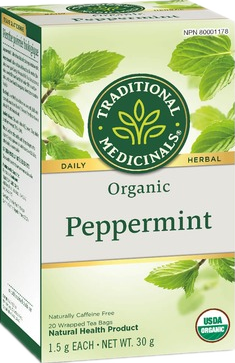 Traditional Medicinals  Organic Peppermint Tea 20 bags
