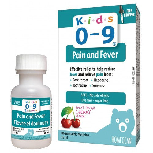 0-9歲退燒滴劑 Homeocan Kids 0-9 Pain and Fever