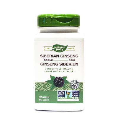 Nature's Way Siberian Ginseng 100 VCapsules