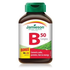 Jamieson B Complex 50 mg 90 + 30 Caplets