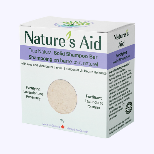 薰衣草迷迭香味 強化款洗髮香皂 Nature's Aid Lavender & Rosemary Solid Shampoo Bar