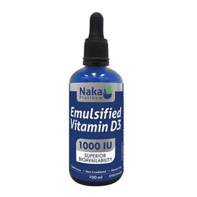 Naka Emulsified Vitamin D3 1000IU 100ml