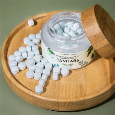Tanit Tanitabs Mouthwash Fresh Mint 124 Counts in JAR (45g)