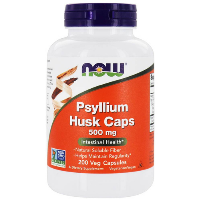 Now Foods Psyllium Husk 500mg 200 Caps