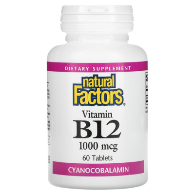 NF Vitamin B12 Cyanocobalamin 1000mcg 60 Tabs