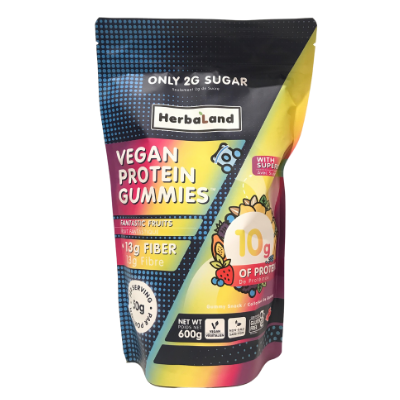 Herbaland Vegan Protein Gummies Fantastic Fruit 600g