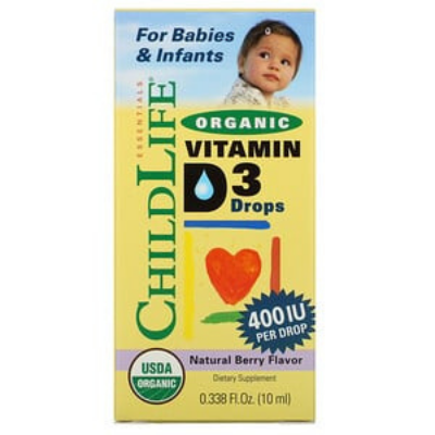 ChildLife Organic Vitamin D3 Drops Berry 6.25ml