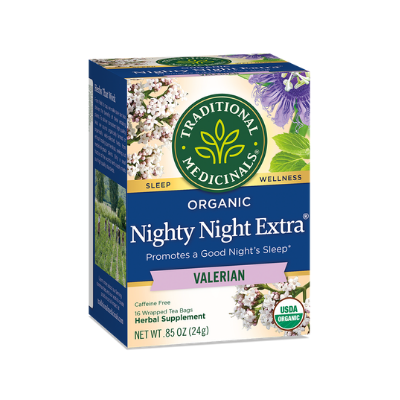 Traditional Medicinals Organic Nighty Night Extra Valerian 16 Teabags