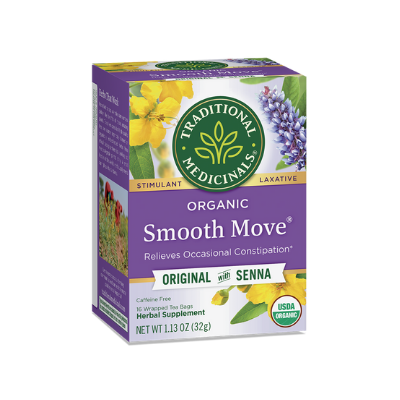 Traditional Medicinals Organic Smooth Move Original 16 Teabags – 12 ...