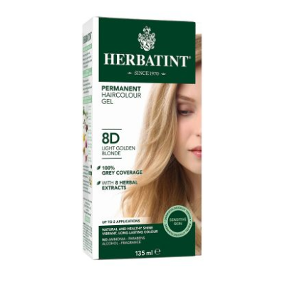 天然染髮劑 Herbatint (8D-Light Golden Blonde) Herbal Hair Color