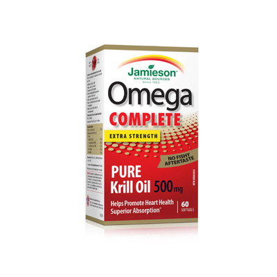 Jamieson Omega Complete Pure Krill Oil 500mg 60 Softgels
