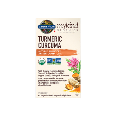 Garden of Life Mykind Organics Turmeric 60 Tablets