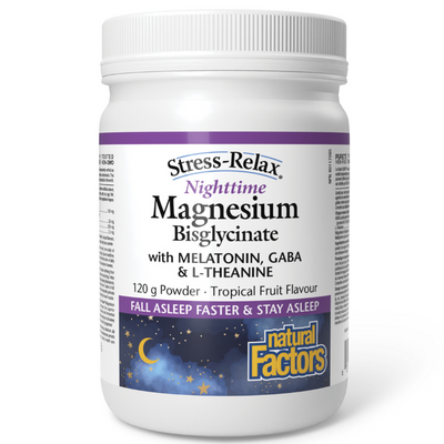 Natural Factors Nighttime Magnesium Stress Relax 120g