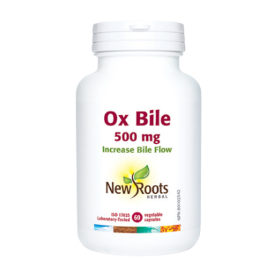 New Roots Ox Bile 500mg 60 VCaps