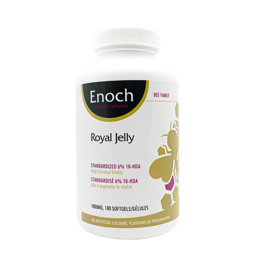 北美野生蜂王乳軟膠囊 Enoch Royal Jelly 1000 mg 180 Softgels