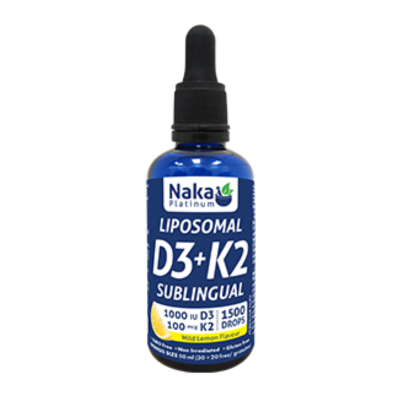 NAKA 脂質體 D3+K2 檸檬口味 50ml