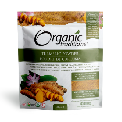 有機薑黃粉 Organic Traditions® Turmeric Powder - 7 Oz (200g)