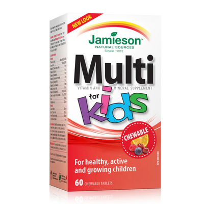 Jamieson 兒童多種維生素咀嚼片 60 粒