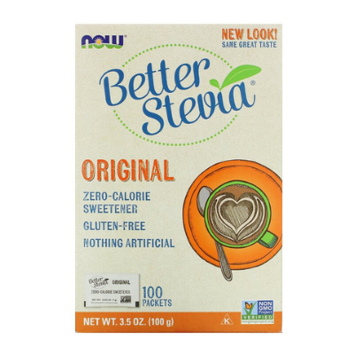 Now Stevia Packets 100x1g
