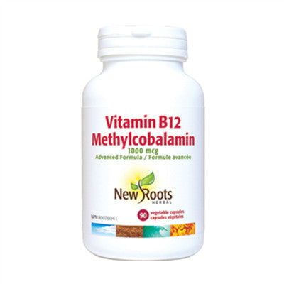 New Roots Vitamin B12 Methylcobalamin 1000mcg 90 Caps