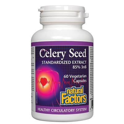 Natural Factors Celery Seed Standardized Extract 60 Capsules