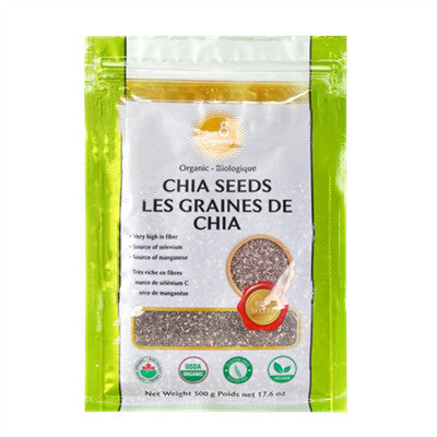 Sun Organics Organic Chia Seeds 500g